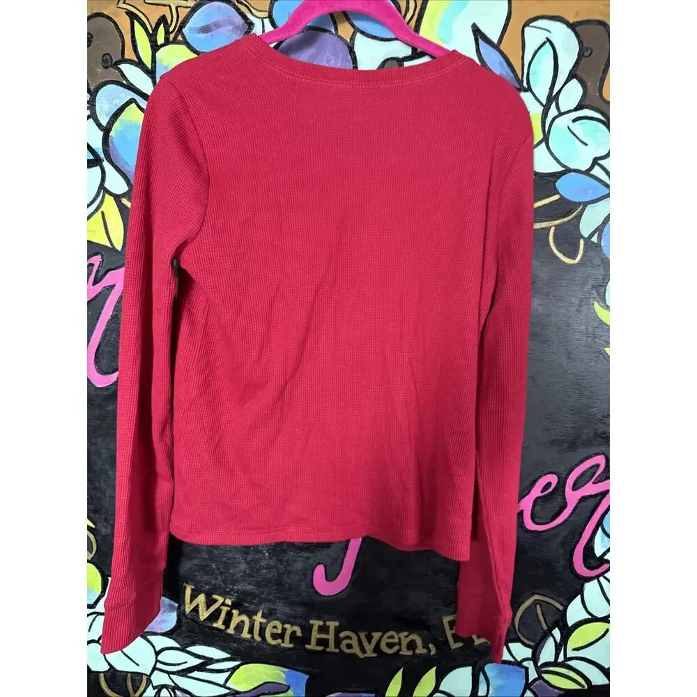 Children’s Place Waffle Tee, Red, XXL